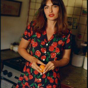 ROUJE Cristina Shirt Dress XS 34 Jeanne Damas